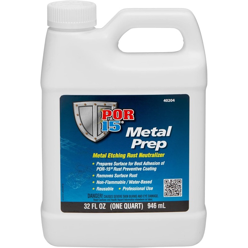 POR-15 Gloss Black Stop Rust Undercoating System, 3 Products, 32