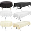 Time to Sparkle Round 90" Polyester Tablecloth, Tablecloth Table Cover