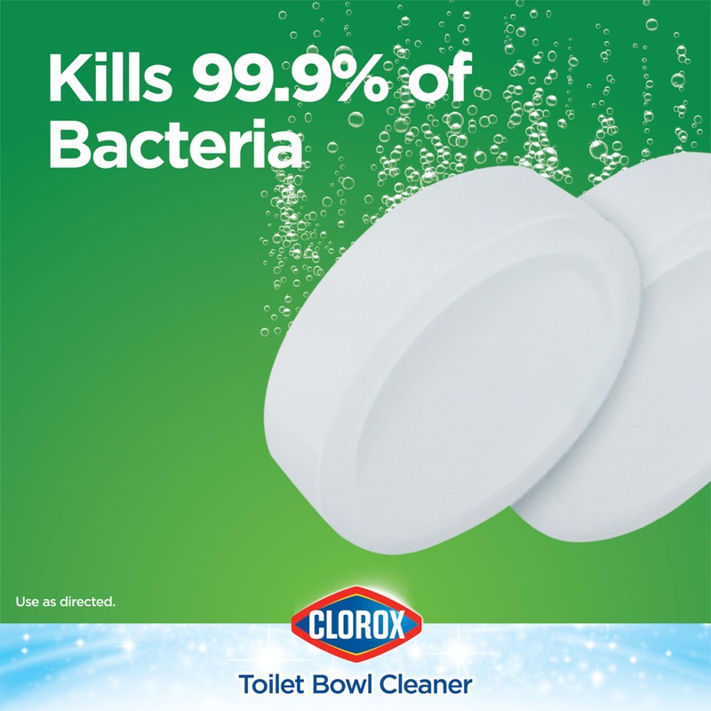 Clorox Ultra Clean Toilet Tablets Bleach 4 Count, 3.5 Ounces