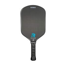 Ronbus R1/R3 Pulsar Thermoformed Raw Toray T700 Carbon Fiber Pickleball Paddle with 16 mm Polypropylene Honeycomb Core (R1 Pulsar 5.25'' Handle)