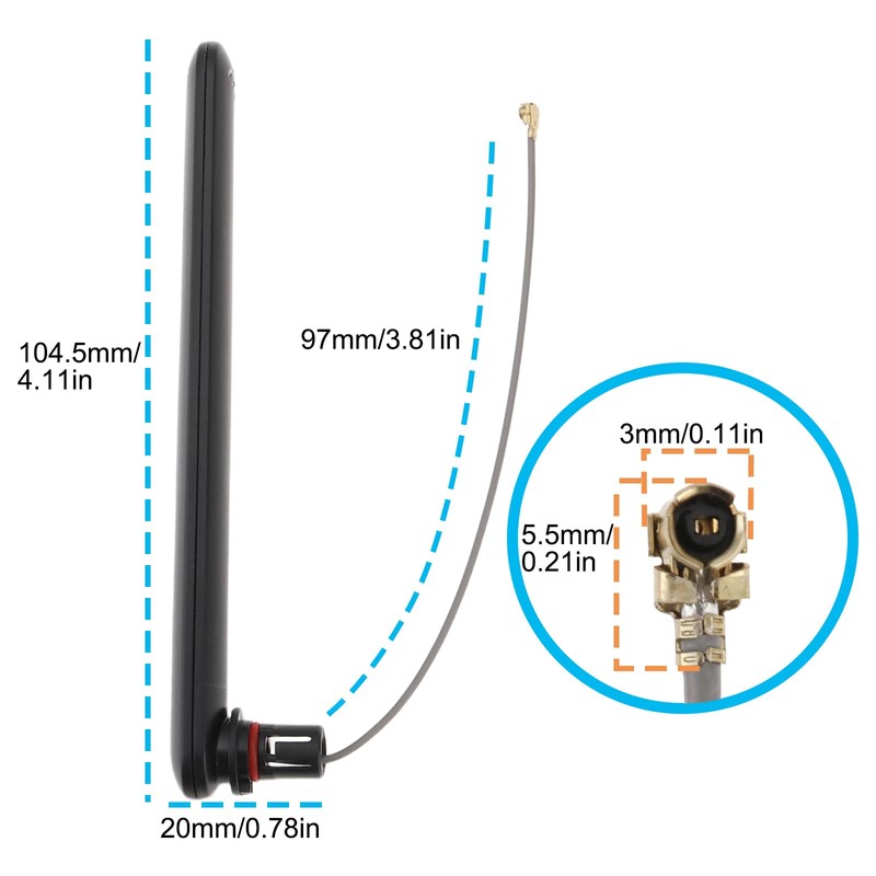 Create idea 3 x Mini Dual Band WiFi IPEX/U.FL Quick