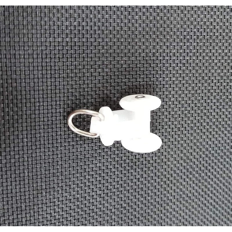 FAPBADRI Runners/Sliders for M Track/Curtain Channel, Colour - White, 50
