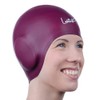 Gorras de natación 3D con protección de oídos, gorra de
