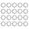 sourcing map M4 20Pcs External Tooth Lock Washers, 410 Stainless