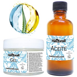 Aloe Vera Facial Orgánico Gel 50 g y Aceite 60 ml