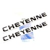 Yoaoo 2Pack OEM Black Cheyenne Nameplate Emblems Badge 3D Compatible