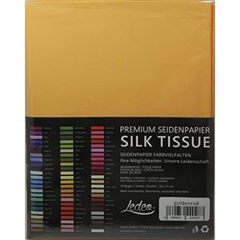 Premium Coloured Silk Tissue Paper 10 Sheets (50 x 75 cm) Choice of Colours