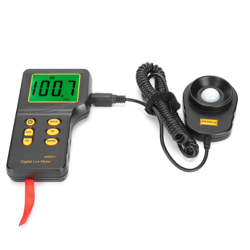 Illuminance Meter Photometric Measurement Data Retention Accurate High Sensitivity 3‑Gear