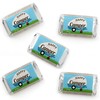 Happy Camper - Mini Candy Bar Wrapper Stickers - Camping