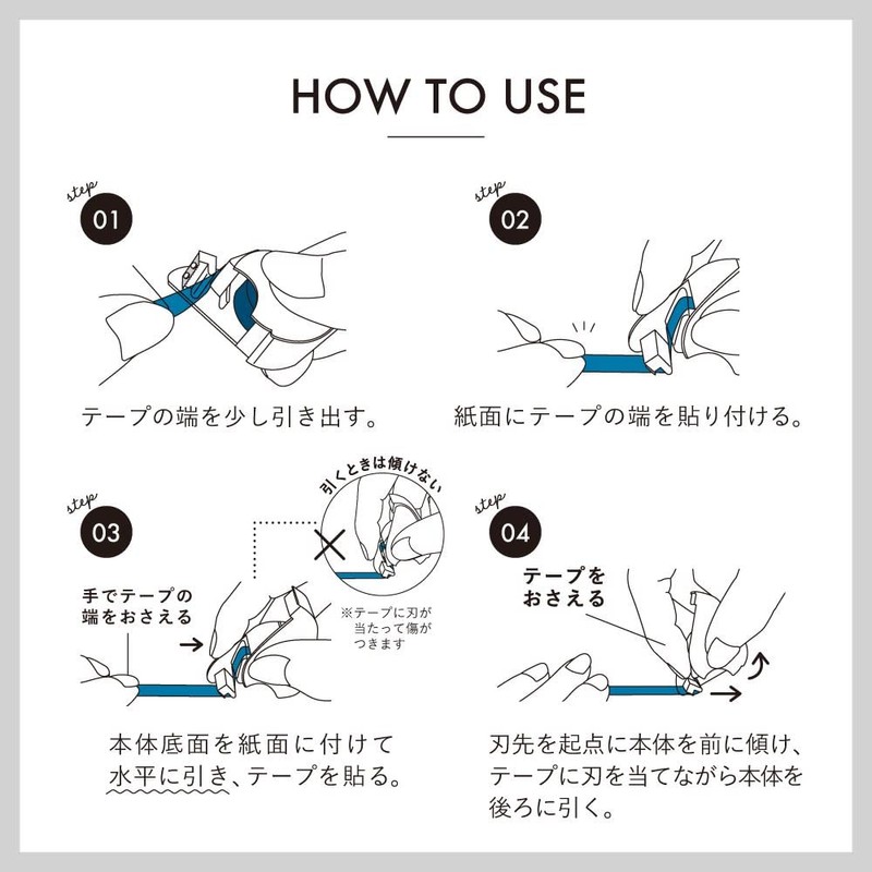 Kanmido Fusen Removable Marker Refill STUDY Blue HM-9301AZ
