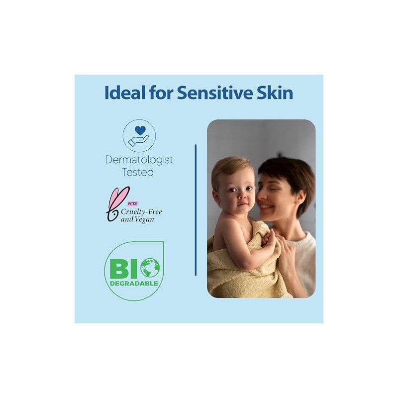 Nature Clean Pure Sensitive Shampoo, Unscented, 10 Fluid Ounce.