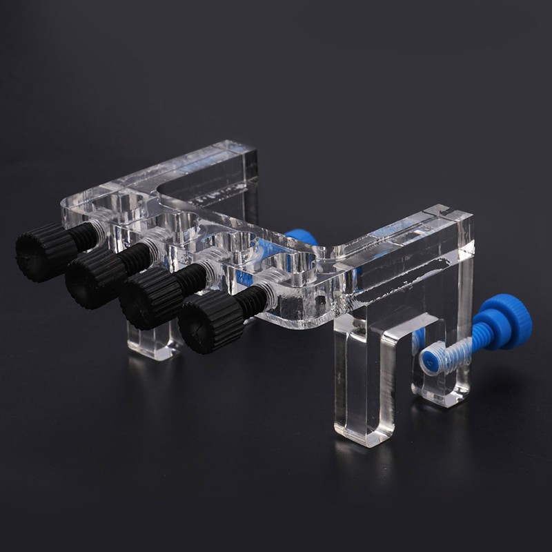 Acrylic Aquarium Soft Tube Fixture Holder for Holding Dosing Pump
