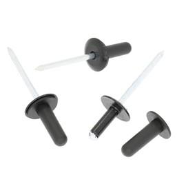 VVO Fasteners Black Aluminium Rear Bumper and Trim Mount Compatible with Some Ford KA (10 Pack)