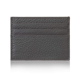 YEHMAN Leather Card Holder 7 Compartments Minimalist for Women Men Children, darkgray, Credit card sleeve