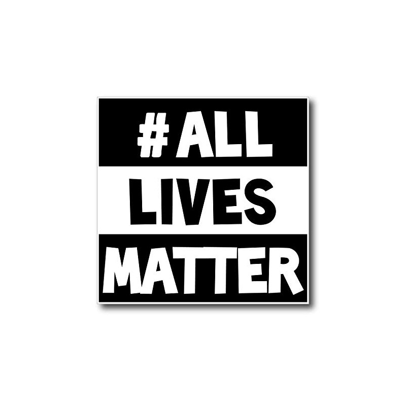 All Lives Matter ALM Square Sticker Decal (25)