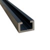 Set of 4 Aluminium C-Profile Black Edition 1 m Suitable