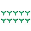 10PCS 3 Way Coupling Water Hose Fitting Y Connector premium