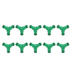 10PCS 3 Way Coupling Water Hose Fitting Y Connector premium plastic Adapter Coupler for Garden Irrigation