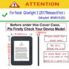 Premium Vegan Leather Case for Nook GlowLight 3 eReader, Book