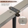 YUEYIN Under Bed Metal Support Legs, Adjustable Height Bed Frame