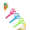 HIGHROCK 3Pcs Plastic Scissors for Kids, Safety Craft Scissors Handle