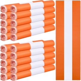 Coume 20 Pieces Cooling Towel Bulk 40 x 12 Inch Ice Towel for Neck Double Layer Microfiber Soft Breathable Chilly Towel Cold Towel for Gym Yoga Camping Running Workout Travel Sports(Yellow White)