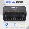 Rechargeable AA and AAA Batteries with Charger, 8 Pack aa