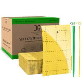 Catchmaster Double-Sided Sticky Traps for Pest Control - 72 Pack