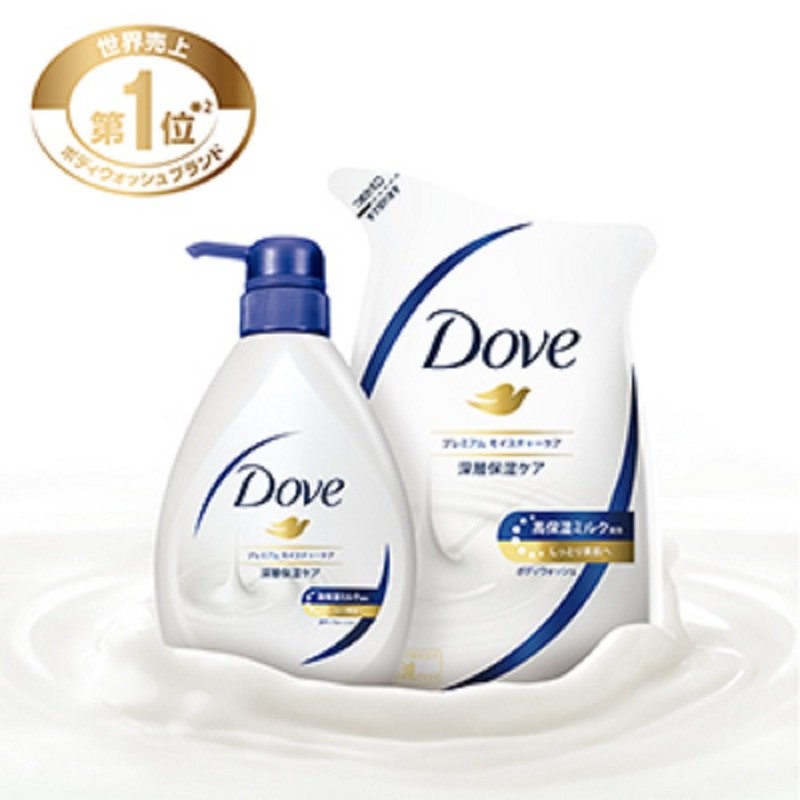 Dove Body Wash, Premium Moisture Care, Refillable, 12.7 oz (360