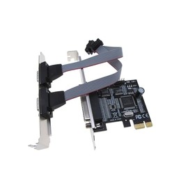 PCI-E PCI Express Parallel LPT Serial Port Card DB25 DB9 RS232 mach3 mach2