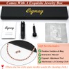 Cigmag Copper Necklace for Women, with 99% Solid Pure Ring