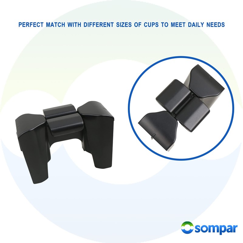 Osompar Cup Holder Insert Divider Compatible with 2002-2007 Toyota Highlander