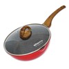 Minluful Deep Frying Pan with Lid - 11 Inch Nonstick