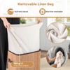 Giantex Bamboo Laundry Hamper with Lid, 72L Large & Tall