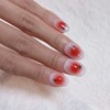 Tomato Cheek Handmade Nail Tips - Petit Square / 토마토