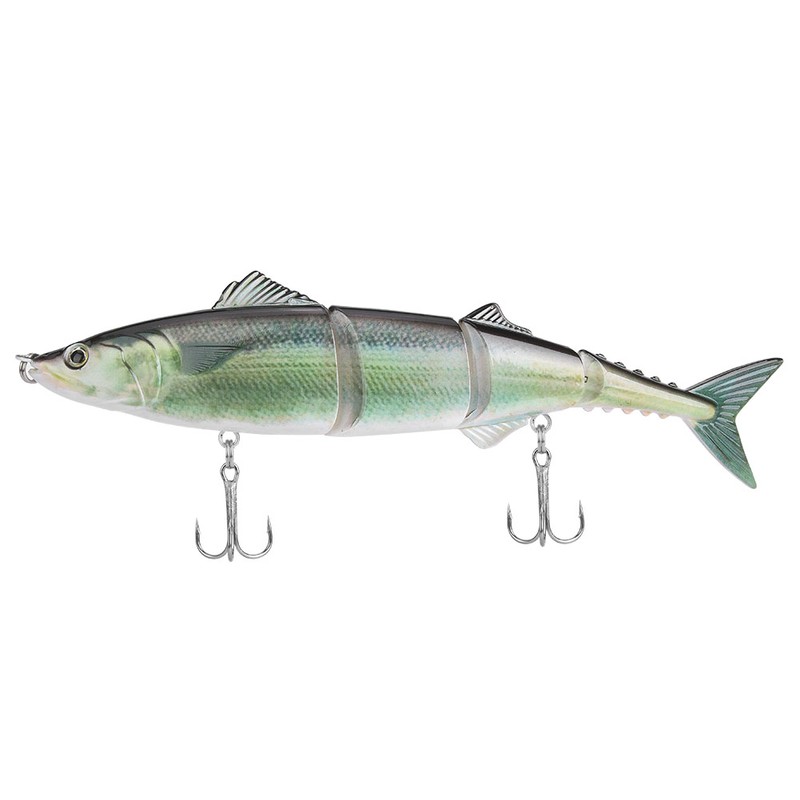 Multiple Segments Bait Fish Lure with Treble Hook Sea Fishing