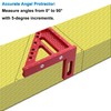 3D Multi-Angle Measuring Ruler - Aluminum Alloy - 22.5-90 Degree