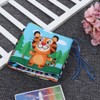 Infant Crib Cloth Book Cute Animal Learning Rattle Distorting Mirror