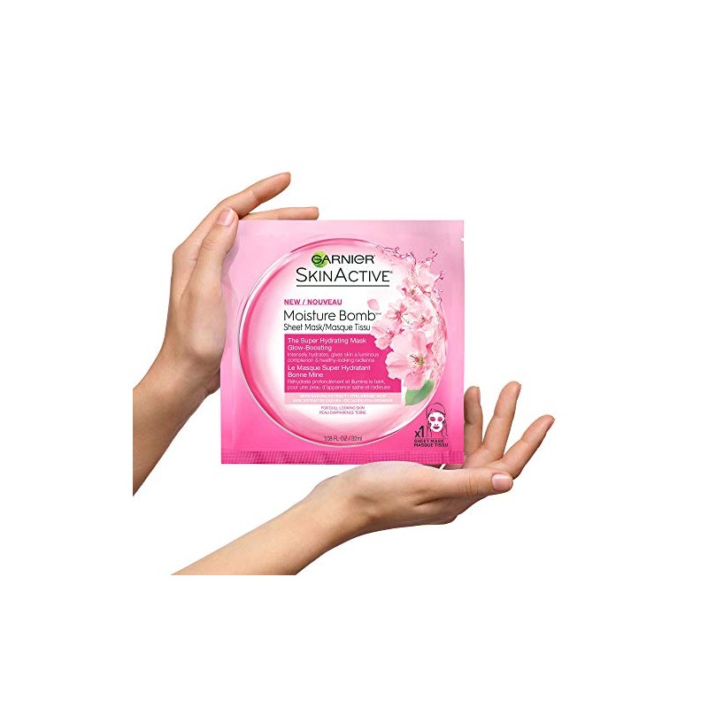 Garnier - Mascarilla hidratante con extracto de sakura, 32 ml