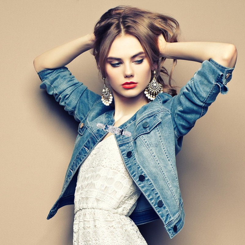 Pack of 4 Alloy RCA Clips, Elegant Style Clips for