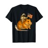 Space Hamster USA Ride, Funny Astronaut Patriot Meme T-Shirt