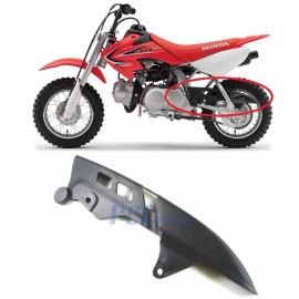 PCC BLACK PLASTIC CHAIN SWINGARM GUARD GUIDE for XR50 CRF50 CG07