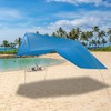 ASFANES Beach Canopy Sun Shelter | UPF50+ Windproof Waterproof Shade