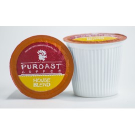 Puroast Low Acid Coffee Single-Serve Pods, House Blend, High Antioxidant, Compatible with Keurig 2.0 Coffee Makers (96 Count)