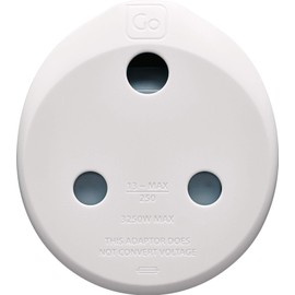 Go Travel South Africa to UK (SA-UK) Compact Earthed Travel Adaptor (Adapter Ref 582)