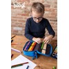 Baagl 3 Compartment Pencil Case for Boys Girls School Pencil