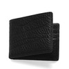 Leatherology Premium Ebony Thin Bifold Wallet - 6 credit card