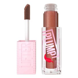 Maybelline Gloss Rellenador De Labios, Lifter Plump, Tono Cocoa Zing 007, 5.4ml
