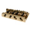 4 String Bass Guitar Bridge - Dual Load BB101 Gold