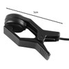 Laroal Clip-on-Tonabnehmer, tragbarer 6,35-mm-Mikrofon-Gesangs-Tonabnehmer für Tuner, Musikinstrumente, Tonabnehmer-Zubehör
